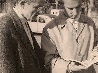Paul et Léonard Van der Vliet visite ND de Paris.